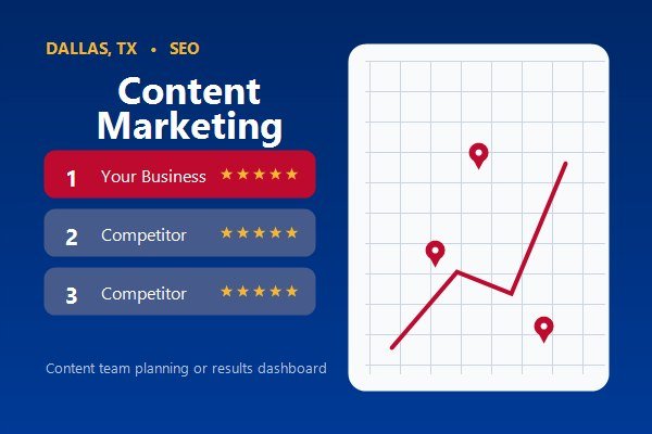 Content team planning or results dashboard