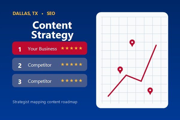 Strategist mapping content roadmap