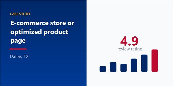E-commerce store or optimized product page