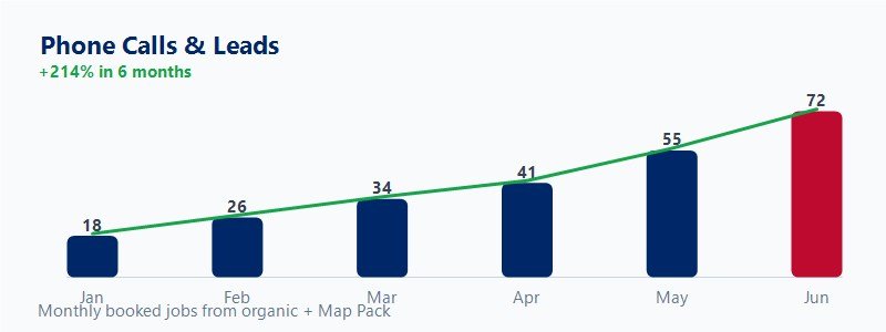 Calls / leads chart