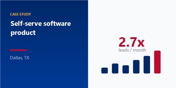 Self-serve software product