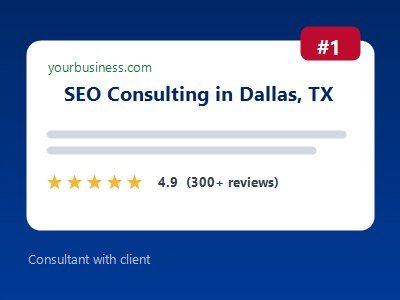Consultant with client