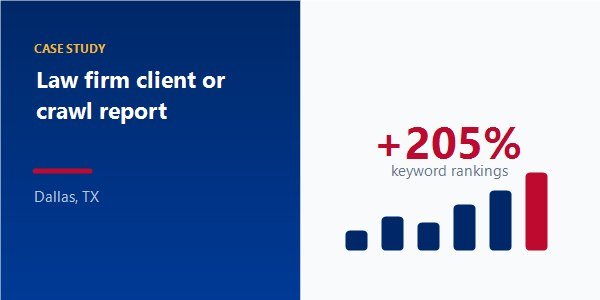 Law firm client or crawl report
